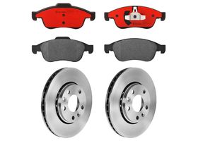 Kit De Balatas Cerámicas Y 2 Discos Ventilados Delanteros
