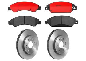 Kit De Balatas Cerámicas Y 2 Discos Ventilados Delanteros