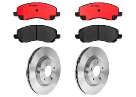 Kit De Balatas Cerámicas Y 2 Discos Ventilados Delanteros
