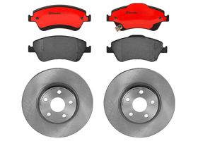 Kit De Balatas Cerámicas Y 2 Discos Ventilados Delanteros
