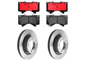 Kit De Balatas Cerámicas Y 2 Discos Ventilados Delanteros