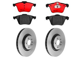 Kit De Balatas Cerámicas Y 2 Discos Ventilados Delanteros