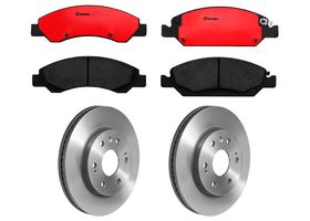 Kit De Balatas Cerámicas Y 2 Discos Ventilados Delanteros