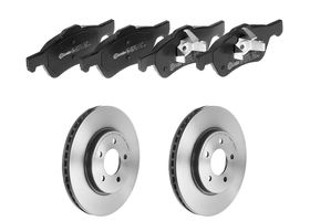 Kit De Balatas Bajos Metales Y 2 Discos Ventilados Delanteros