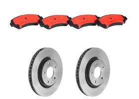 Kit De Balatas Cerámicas Y 2 Discos Ventilados Delanteros