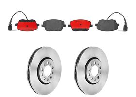 Kit De Balatas Cerámicas Y 2 Discos Ventilados Delanteros