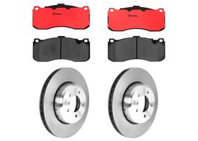 Kit De Balatas Cerámicas Y 2 Discos Ventilados Delanteros