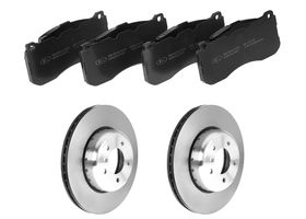 Kit De Balatas Bajos Metales Y 2 Discos Ventilados Delanteros