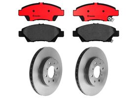 Kit De Balatas Cerámicas Y 2 Discos Ventilados Delanteros