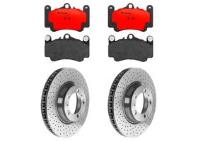 Kit De Balatas Cerámicas Y 2 Discos Ventilados Delanteros