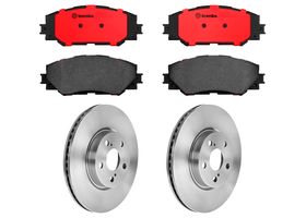 Kit De Balatas Cerámicas Y 2 Discos Ventilados Delanteros