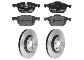 Kit De Balatas SportXtra Y 2 Discos Ventilados Delanteros