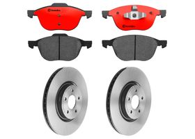 Kit De Balatas Cerámicas Y 2 Discos Ventilados Delanteros