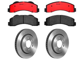 Kit De Balatas Cerámicas Y 2 Discos Ventilados Delanteros