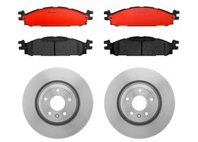 Kit De Balatas Cerámicas Y 2 Discos Ventilados Delanteros