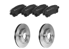 Kit De Balatas Bajos Metales Y 2 Discos Ventilados Delanteros