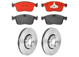 Kit De Balatas Cerámicas Y 2 Discos Ventilados Delanteros