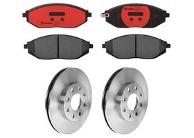 Kit De Balatas Cerámicas Y 2 Discos Ventilados Delanteros