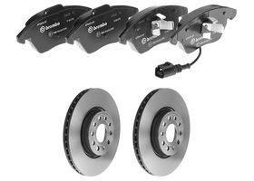 Kit De Balatas Bajos Metales Y 2 Discos Ventilados Delanteros