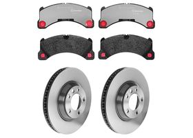 Kit De Balatas Bajos Metales Y 2 Discos Ventilados Delanteros