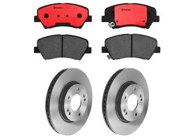 Kit De Balatas Cerámicas Y 2 Discos Ventilados Delanteros