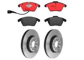 Kit De Balatas Cerámicas Y 2 Discos Ventilados Delanteros