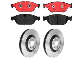 Kit De Balatas Cerámicas Y 2 Discos Ventilados Delanteros