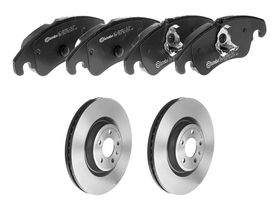 Kit De Balatas Bajos Metales Y 2 Discos Ventilados Delanteros