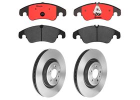 Kit De Balatas Cerámicas Y 2 Discos Ventilados Delanteros