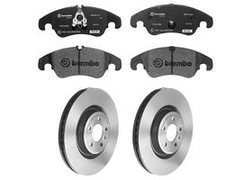 Kit De Balatas SportXtra Y 2 Discos Ventilados Delanteros