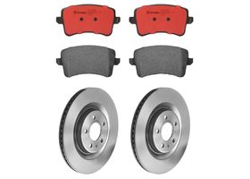 Kit De Balatas Cerámicas Y 2 Discos Ventilados Traseros