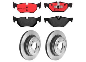 Kit De Balatas Cerámicas Y 2 Discos Ventilados Traseros