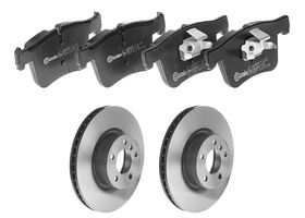 Kit De Balatas Bajos Metales Y 2 Discos Ventilados Delanteros