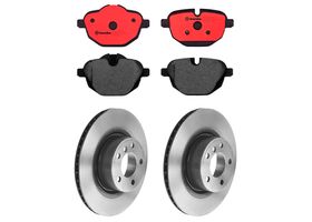 Kit De Balatas Cerámicas Y 2 Discos Ventilados Traseros