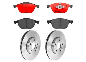 Kit De Balatas Cerámicas Y 2 Discos Ventilados Delanteros