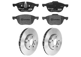 Kit De Balatas SportXtra Y 2 Discos Ventilados Delanteros