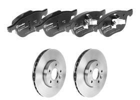 Kit De Balatas Bajos Metales Y 2 Discos Ventilados Delanteros