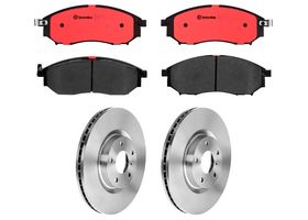 Kit De Balatas Cerámicas Y 2 Discos Ventilados Delanteros