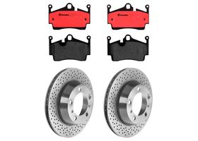 Kit De Balatas Cerámicas Y 2 Discos Ventilados Traseros