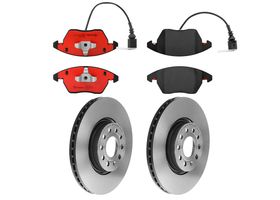 Kit De Balatas Cerámicas Y 2 Discos Ventilados Delanteros