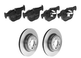 Kit De Balatas Bajos Metales Y 2 Discos Ventilados Traseros