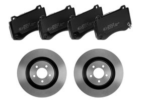 Kit De Balatas Bajos Metales Y 2 Discos Ventilados Delanteros