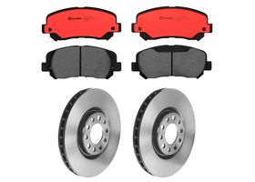 Kit De Balatas Cerámicas Y 2 Discos Ventilados Delanteros