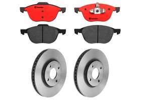 Kit De Balatas Cerámicas Y 2 Discos Ventilados Delanteros