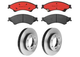Kit De Balatas Cerámicas Y 2 Discos Ventilados Delanteros