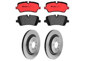 Kit De Balatas Cerámicas Y 2 Discos Ventilados Traseros