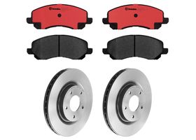 Kit De Balatas Cerámicas Y 2 Discos Ventilados Delanteros