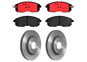 Kit De Balatas Cerámicas Y 2 Discos Ventilados Delanteros