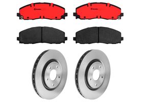 Kit De Balatas Cerámicas Y 2 Discos Ventilados Delanteros