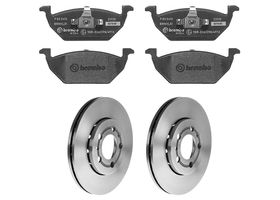 Kit De Balatas SportXtra Y 2 Discos Ventilados Delanteros